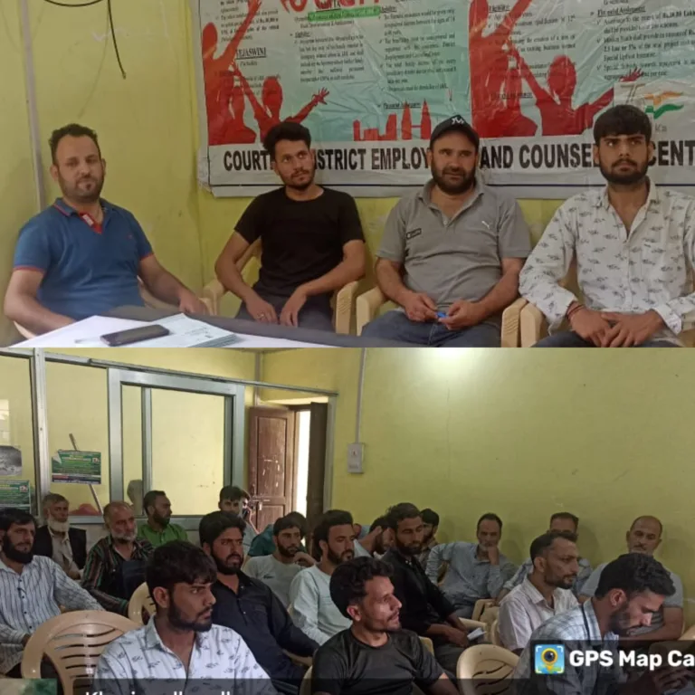 L&E Deptt conducts awareness programmes on Self-Employment initiatives & opportunities at Block Khari, Ramban