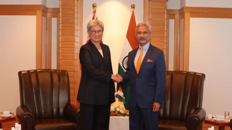 EAM Jaishankar Meets Australian Counterpart Ahead of Quad Summit