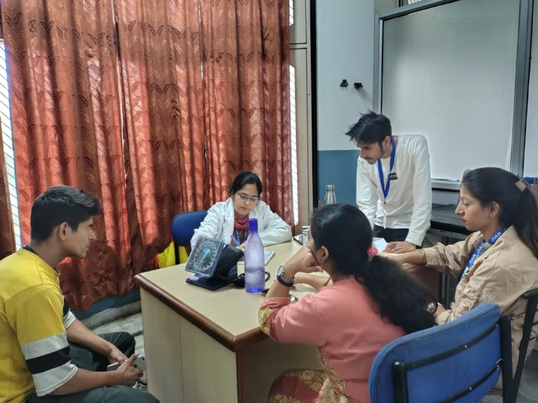 A free two day Medical Health camp organised by JIAR at its urban wing Janipur