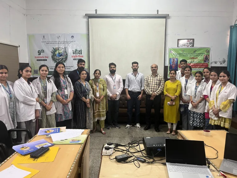 Awareness Lecture &Ayur Quiz on Ayurveda for holistic health organised at JIAR