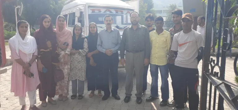 Completion of the internship program by 9 students from the Department of Persian at GDC Rajouri as part of the NEP 2020 guidelines