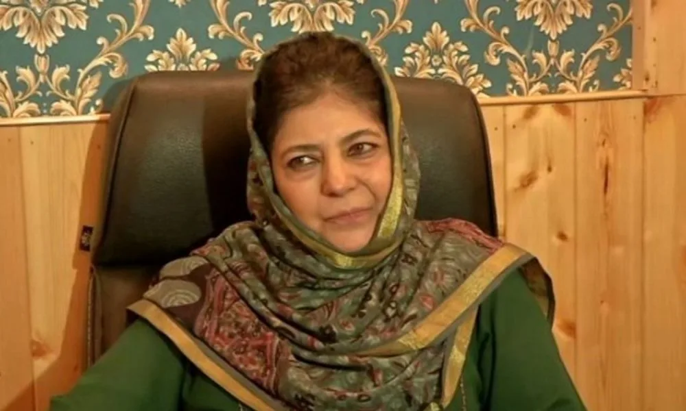 Mehbooba Mufti Dissolves PDP Leadership Structure