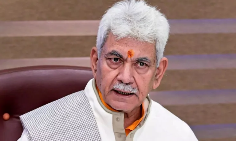 “Possible Involvement of Two Foreign Terrorists in Ganderbal Attack: LG Manoj Sinha”