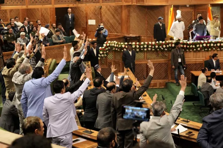 J&K Assembly Faces Turbulent Session, Adjourned Amid Uproar Over Special Status Resolution