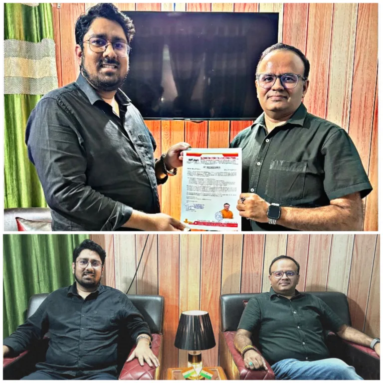 NFJM Appoints Puneet Arora as National Vice President
