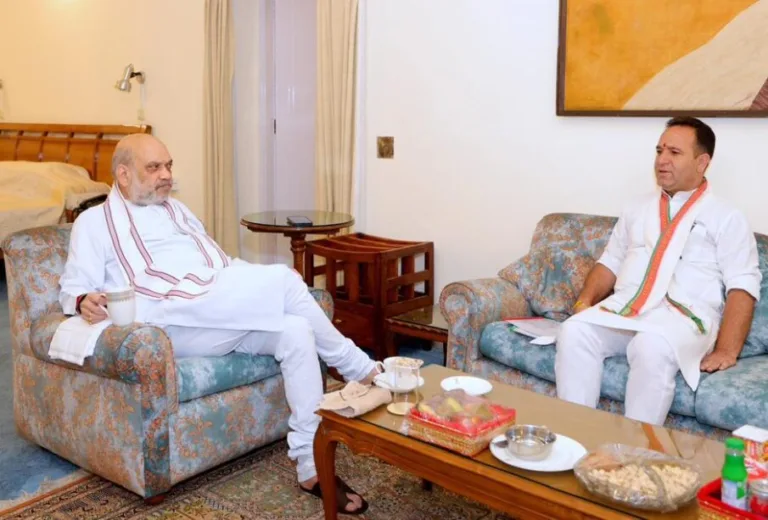 LoP Sunil Sharma pitches special package for flood-hit areas in meeting with Amit Shah