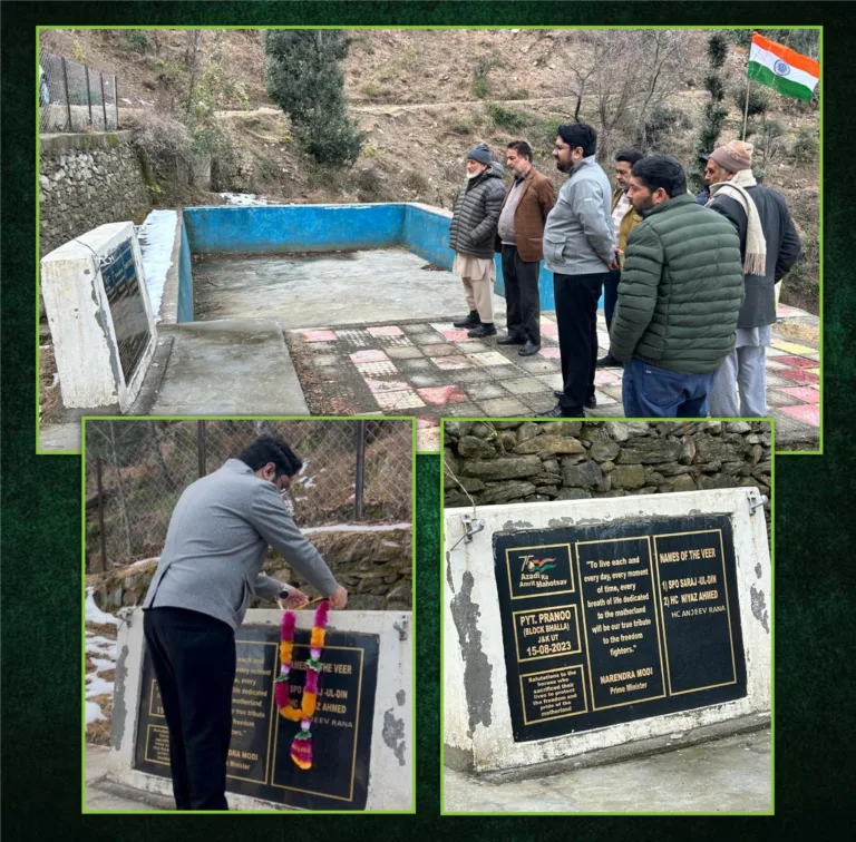 National Chairman Dr. Tahir Rufayee Pays Tribute to Martyrs and Visits Their Families