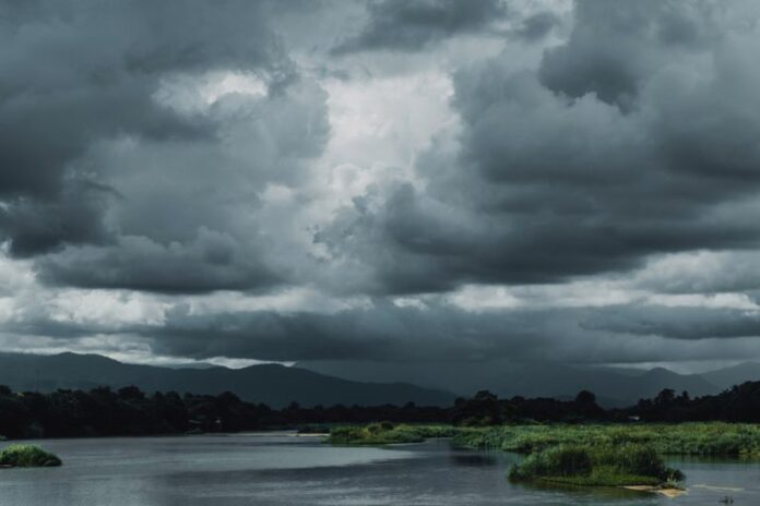 Monsoon clouds over North Bengal sky