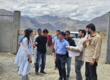 Administrative Secretary, Social & Tribal Welfare, UT Ladakh Nidhi Malik Reviews Progress of Under-Construction Welfare Institutions in Kargil