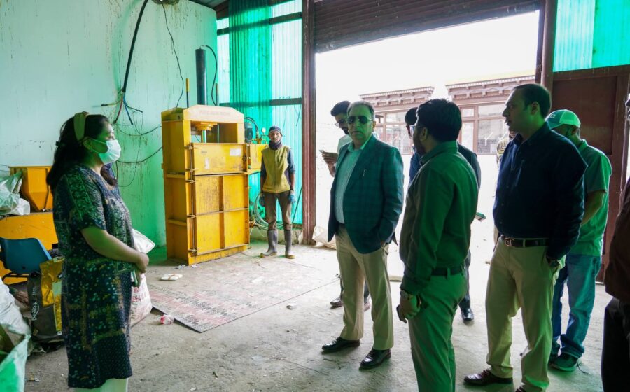 Chief Secretary inspects Solid Resource Management Centres at Solar Colony, Thiksay, Kharu and Chuchot Yokma