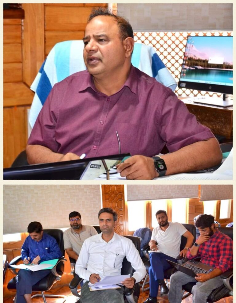 Director Panchayati Raj reviews RGSA progress, orders time-bound completion of PGs