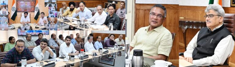 CS assesses preparations for first-ever household enumeration to identify multidimensionally poor families across J&K