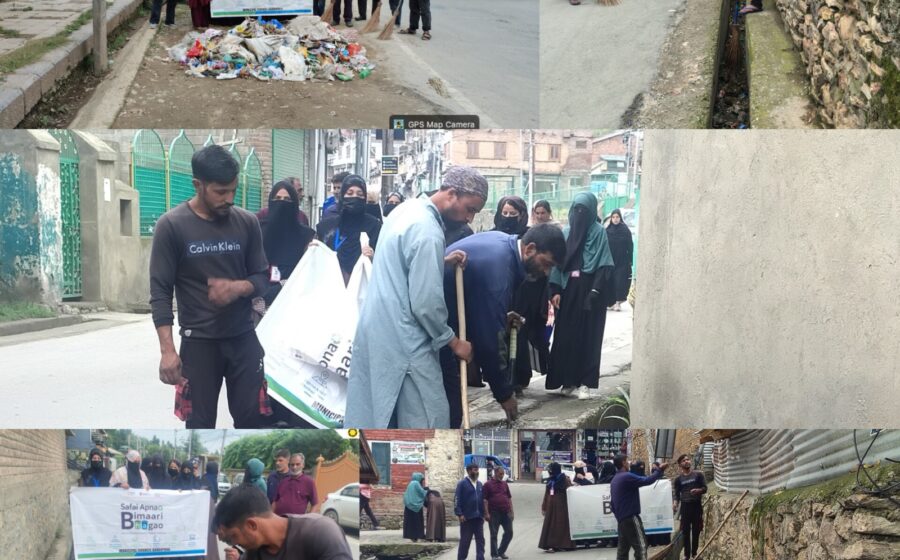 MC Bandipora conducts cleanliness drive under ‘Safai Apnao, Beemari Bhagao’ campaign