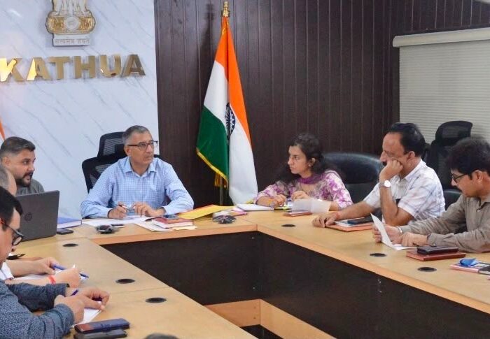 DC Kathua reviews implementation of JKCIP in district