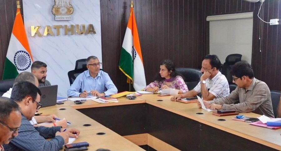 DC Kathua reviews implementation of JKCIP in district