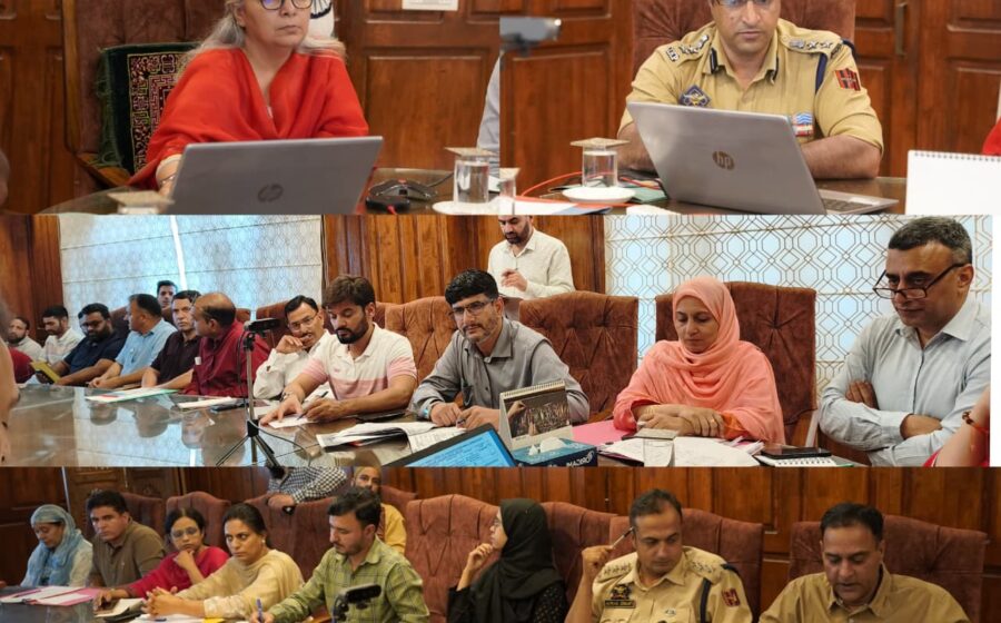 DM Bandipora chairs District-Level NCORD Meeting, reviews NDPS cases and Anti-Drug Measures