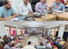 DC Poonch reviews restoration works and damage assessment in flash-flood affected areas of Surankote; directs expedited relief, rehabilitation and strict monitoring
