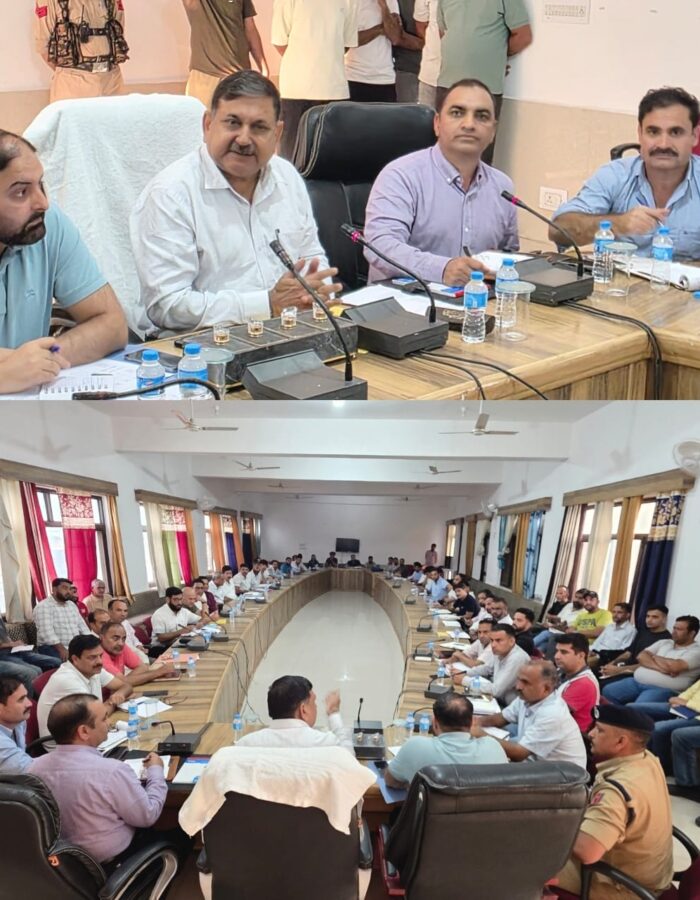 DC Poonch reviews restoration works and damage assessment in flash-flood affected areas of Surankote; directs expedited relief, rehabilitation and strict monitoring