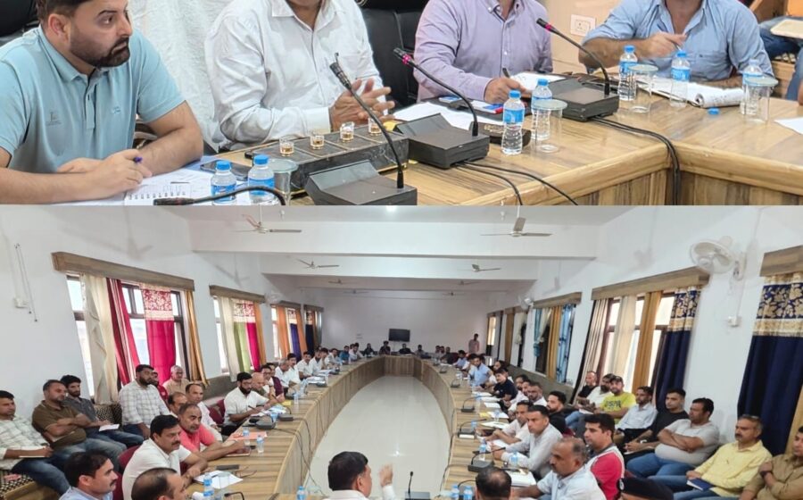 DC Poonch reviews restoration works and damage assessment in flash-flood affected areas of Surankote; directs expedited relief, rehabilitation and strict monitoring