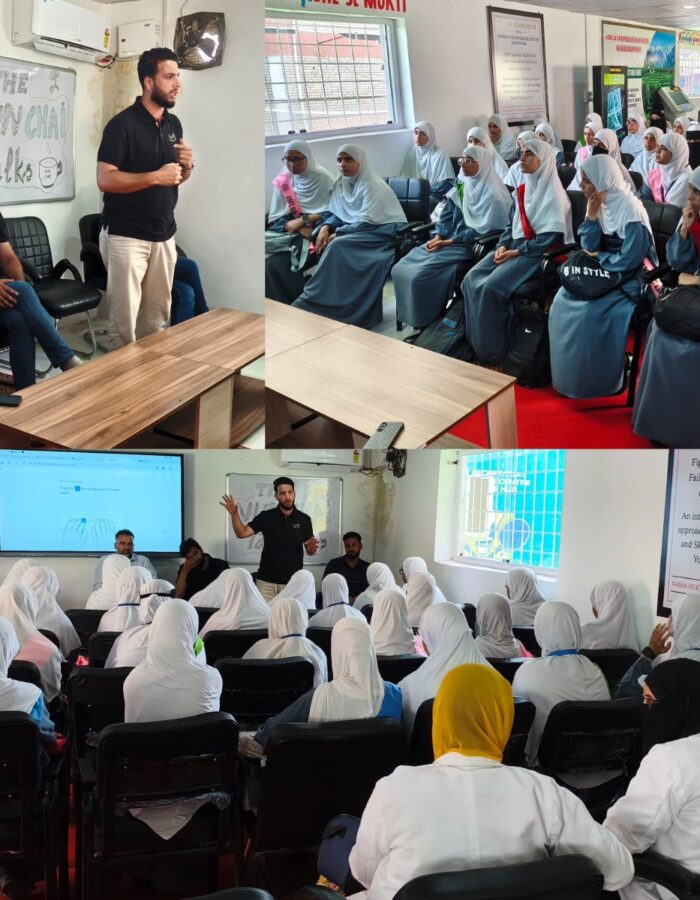 Learning Beyond Classrooms: GHSS Ajas students explore Waqar Knowledge Centre Bandipora