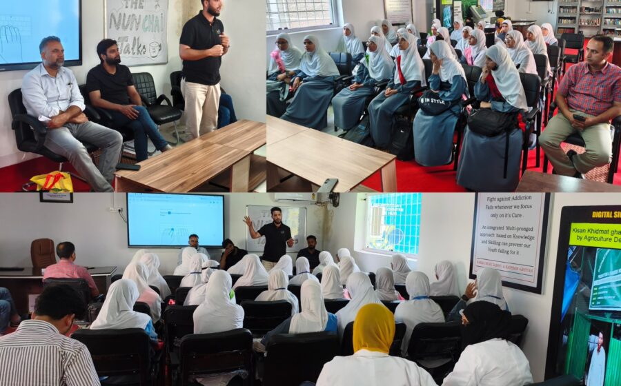 Learning Beyond Classrooms: GHSS Ajas students explore Waqar Knowledge Centre Bandipora