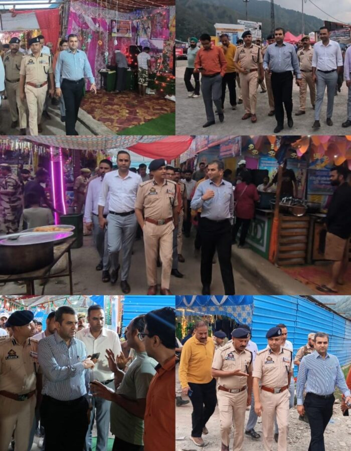 DC Ramban reviews arrangements at Lamber Yatra Camp Banihal