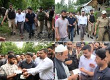 MLA Devsar, DC Kulgam visits flash flood affected areas of Dardgund, Bangdar