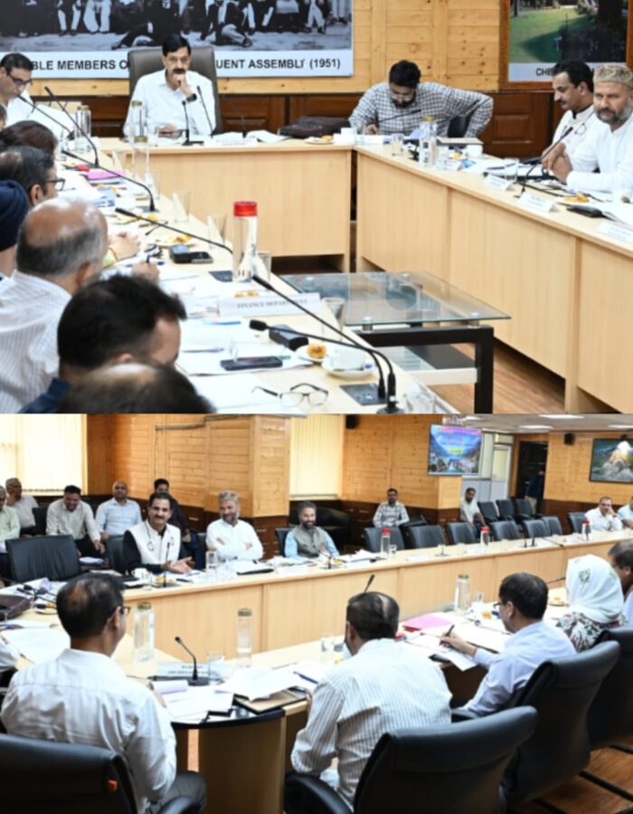 Committee on Public Undertakings reviews CAG Audit Paras of JKPDC, JAKEDA