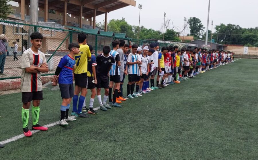 J&K Sports Council Begins Junior Boys Football Trials for National Championship