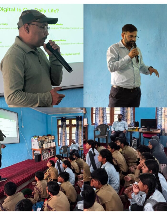 NCC wing of PM SHRI Govt HSS Bhalra organises cyber awareness programme
