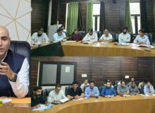 DC Kishtwar reviews progress of LADP, CSR and R&R works of Hydroelectric Projects