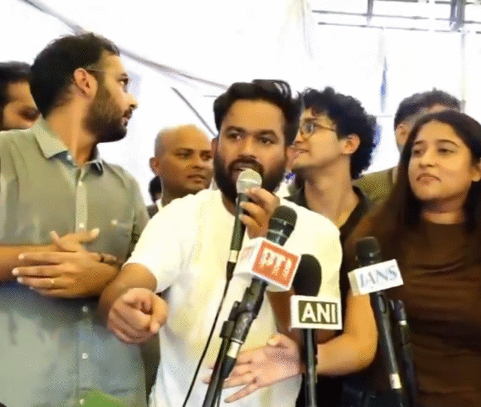 “Jhukti hai duniya, jhukaane vaala chahiye,” CJP founder Abhijeet Dipke says will continue protests after Education Minister resigns