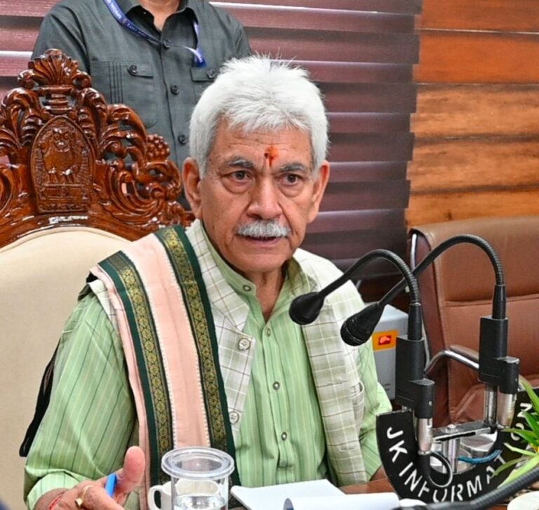 Lieutenant Governor reviews facilities and services for pilgrims at Bhagwati Nagar Yatri Niwas