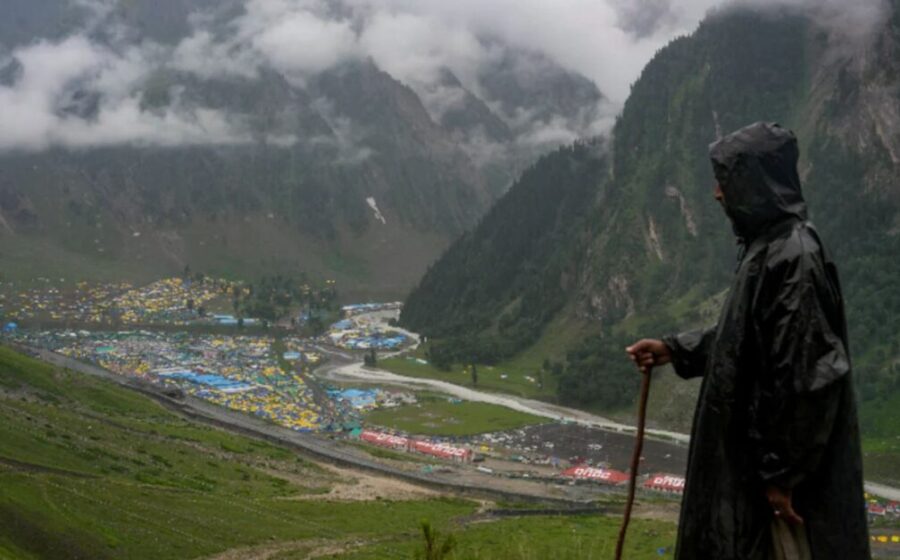 Amarnath Yatra Suspended from Baltal Route Due to Weather