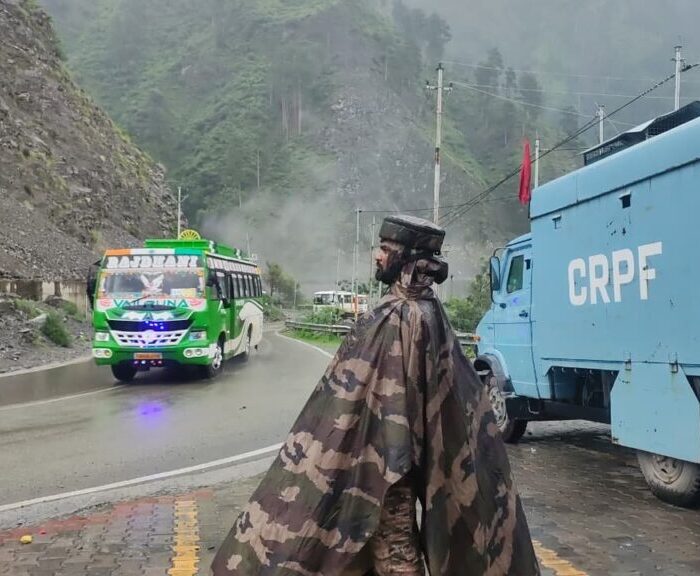 1,605 Amarnath Pilgrims Leave Jammu as NH-44 Remains Closed for Restoration Works