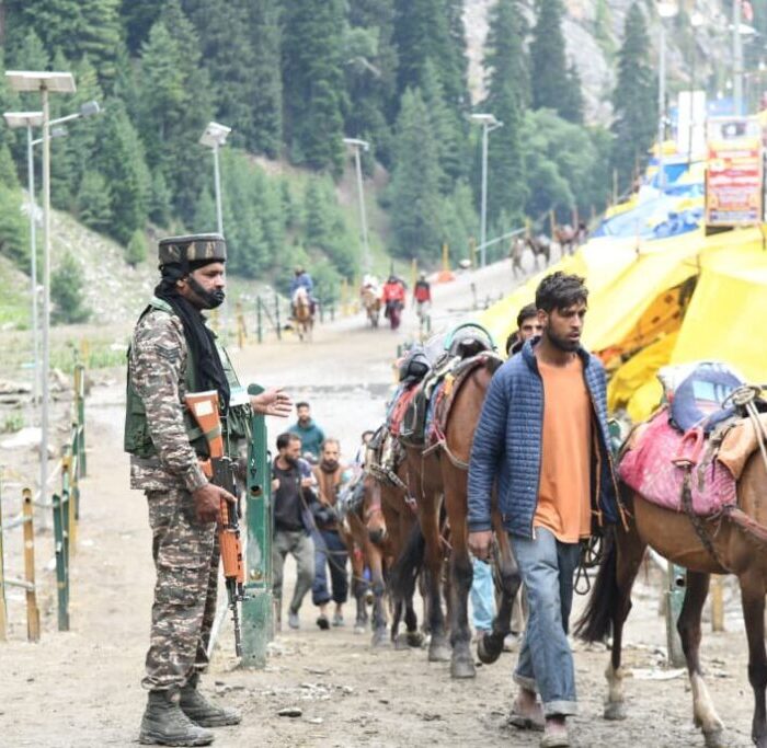 964 Amarnath Pilgrims Depart Jammu for Baltal Base Camp
