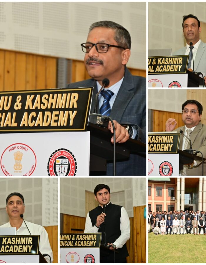 One Day sensitization Programme on “Issues Related to Narcotics” held at J&K Judicial Academy Sgr
