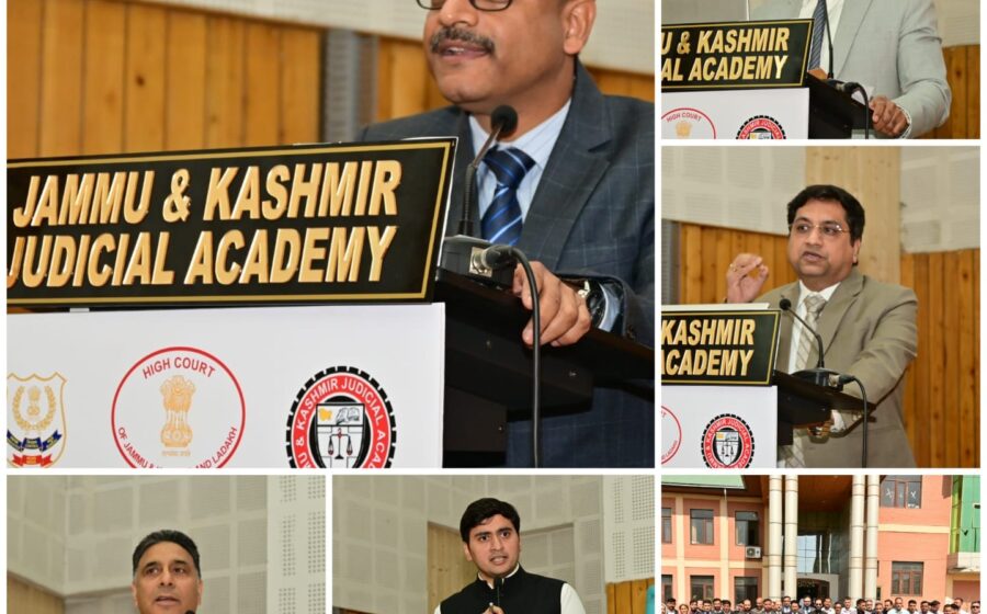 One Day sensitization Programme on “Issues Related to Narcotics” held at J&K Judicial Academy Sgr