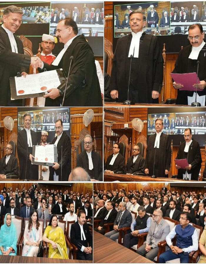 Yash Paul Bourney Sworn in as Judge of the High Court of J&K and Ladakh