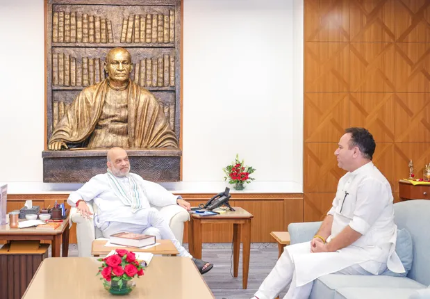 Sunil Sharma Meets Union Home Minister Amit Shah, Discusses Key Issues of Jammu & Kashmir