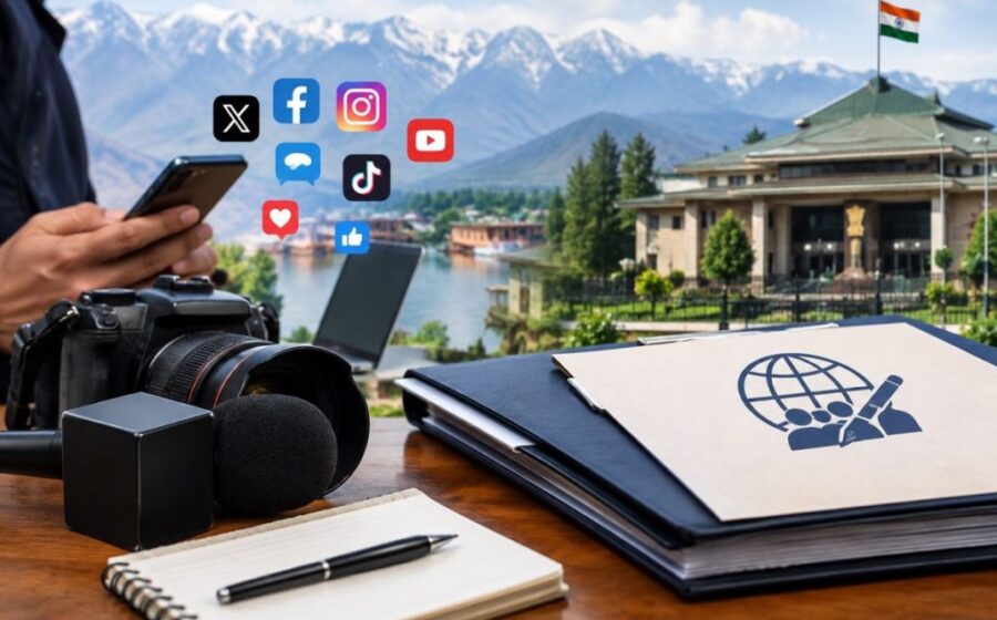 J&K To Draft Guidelines Regulating Social Media Journalists