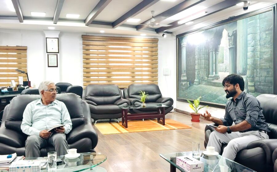 Journalist Mohd Aaqib Khan called on Hon’ble Vice Chancellor of University of Jammu