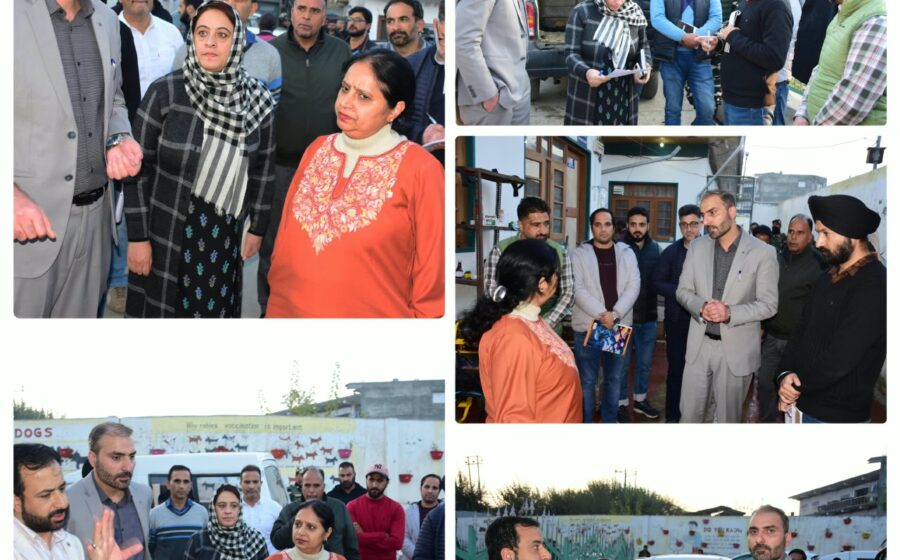 Mandeep Kaur inspects ABC Facility at Tengpora; Directs Strengthening of Animal Care and Operational Arrangements