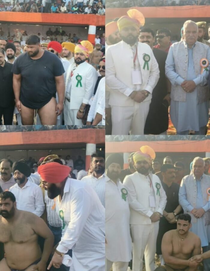 Satish Sharma witnesses Grand Dangal at R.S. Pura; Hails Wrestling Tradition