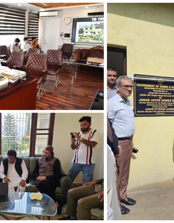 Rana e-inaugurates, lays foundation for forest, wildlife projects worth ₹1.31 cr in Rajouri