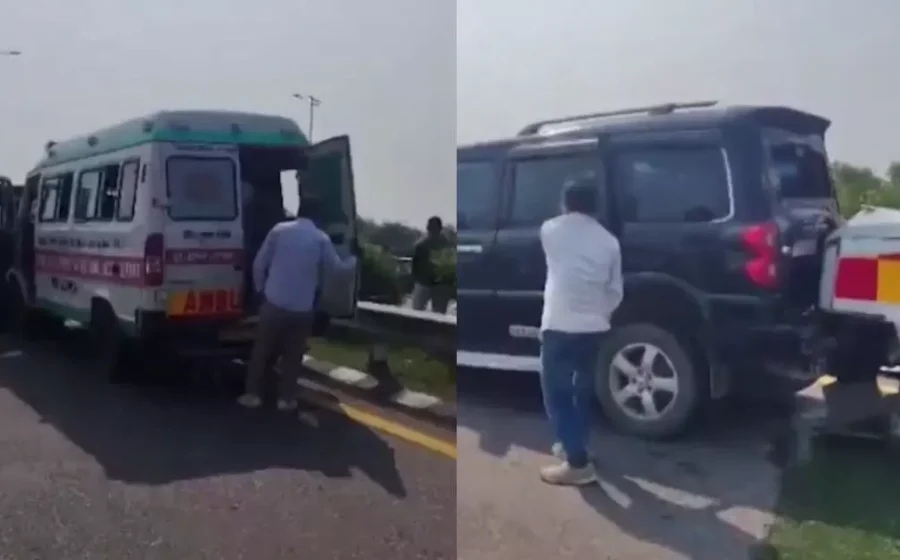 Rahul Gandhi’s Convoy Involved In Minor Collision On Purvanchal Expressway; Cong Leader Safe