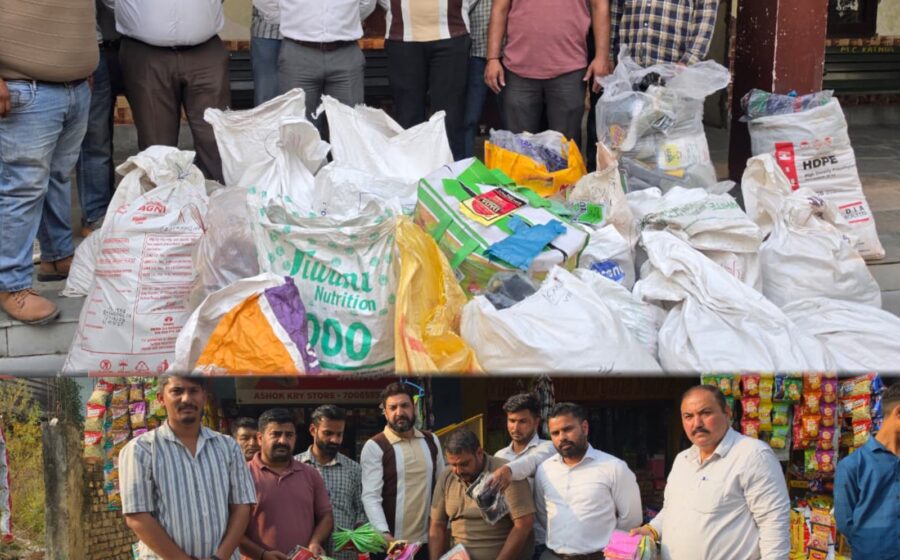MC Kathua intensifies enforcement against banned polythene, seizes 12 quintals of prohibited material
