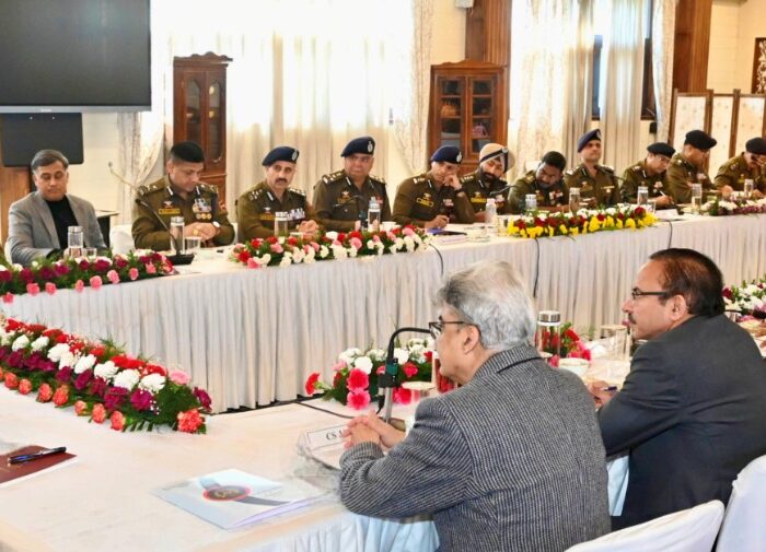 Lieutenant Governor Chairs High-Level Review Meeting of Security & Administrative Apparatus of Kashmir Division