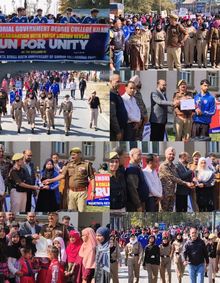 Kulgam Police Celebrates National Unity Day